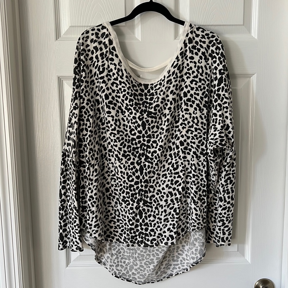 Cheetah Low Back Sweater